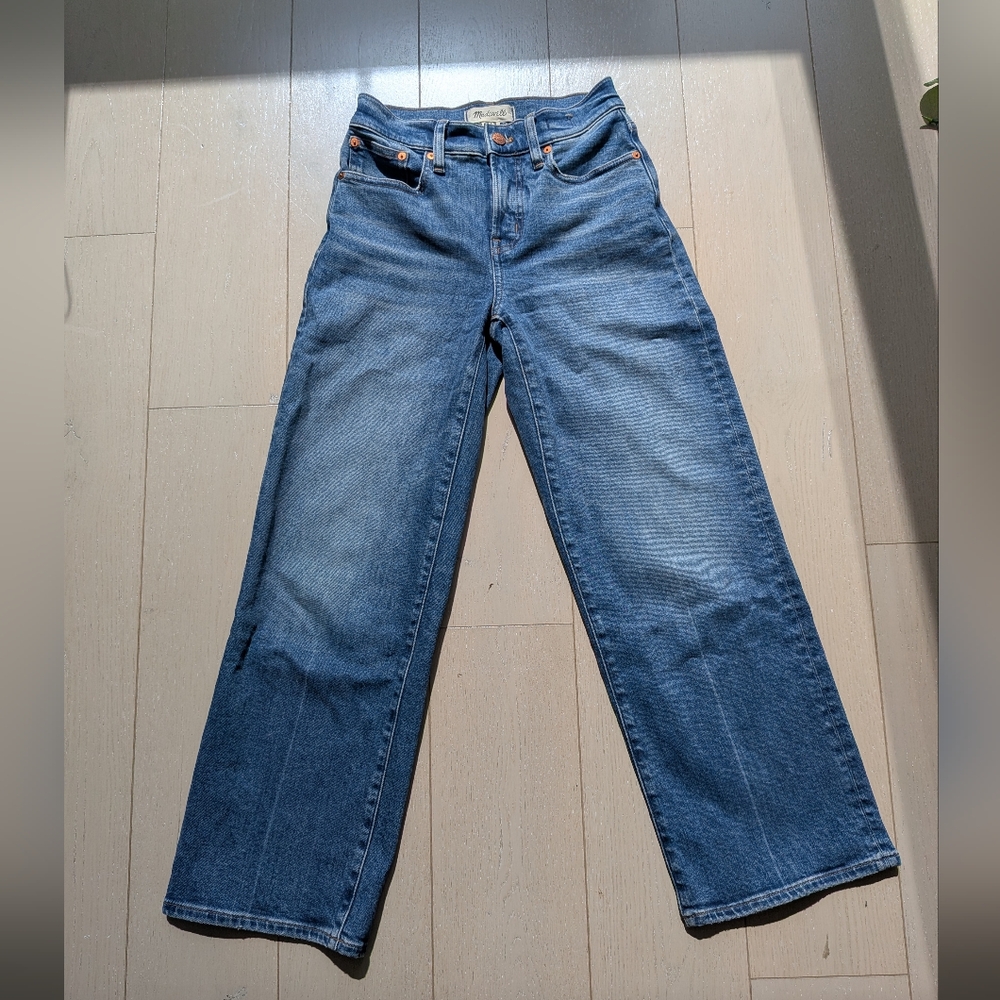 Madewell The Petite Perfect Vintage Wide Leg Jean In Lavac